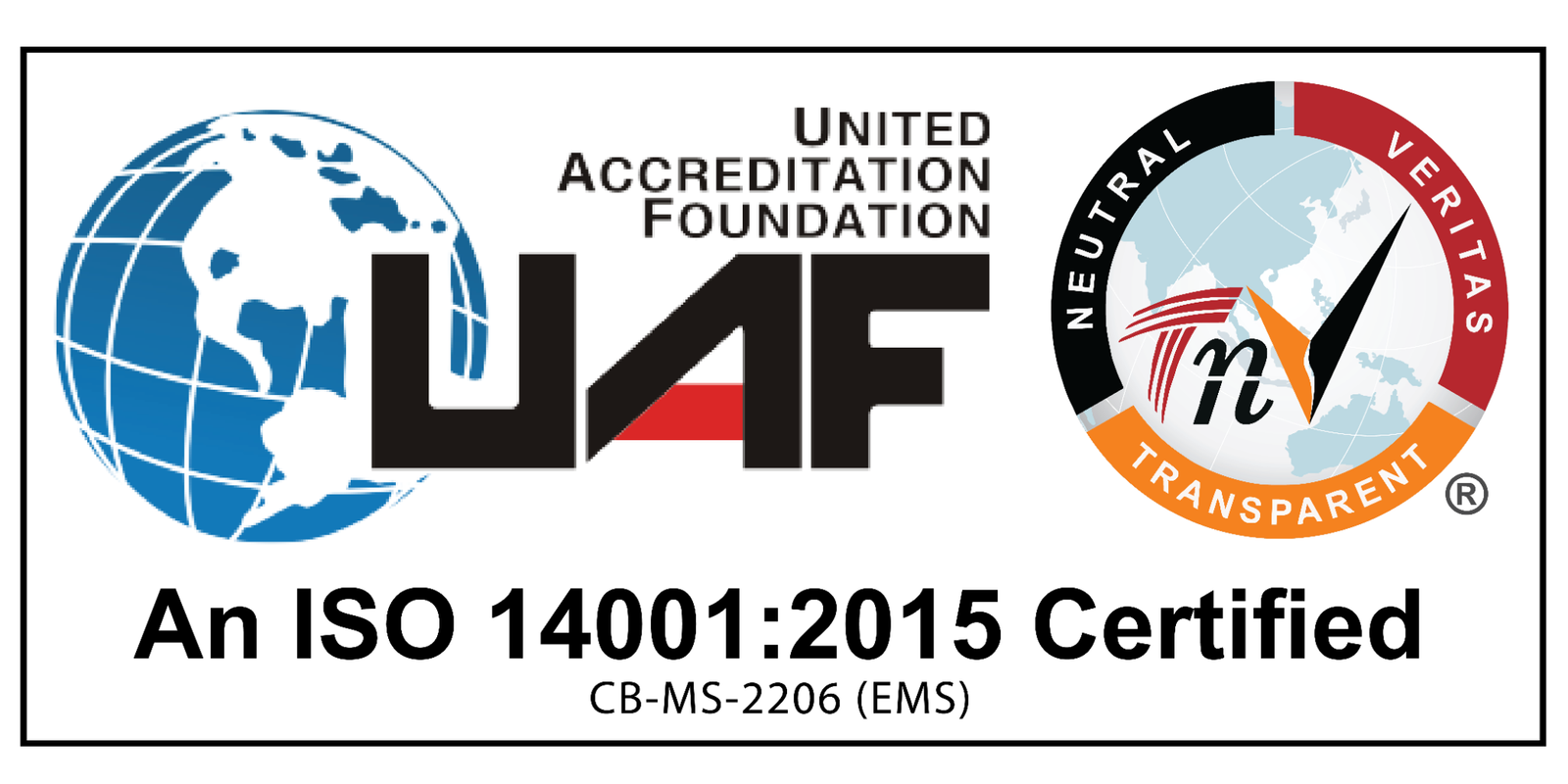 ISO 14001:2015 sertifikatas