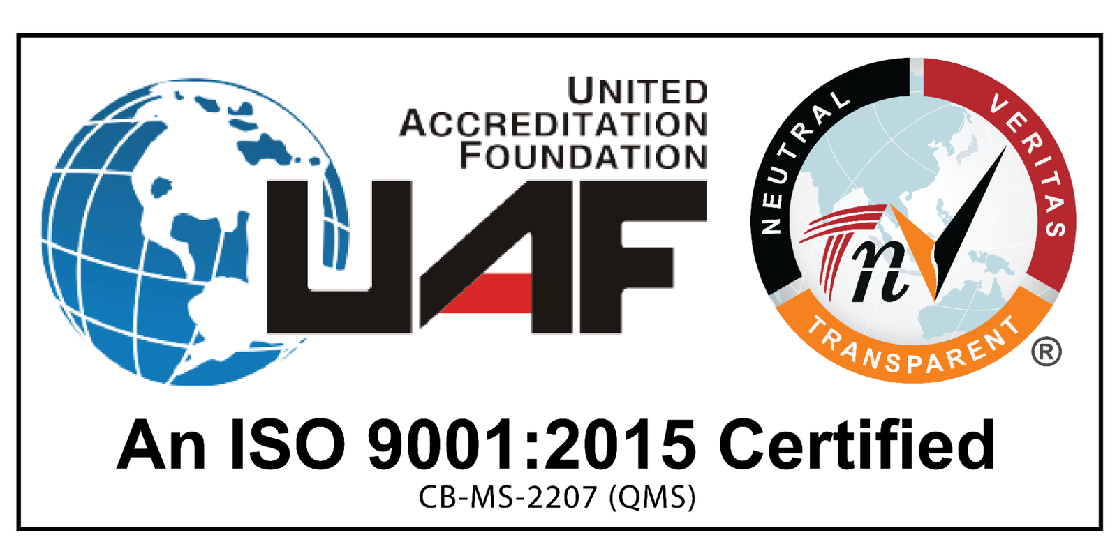 ISO 9001:2015 sertifikatas